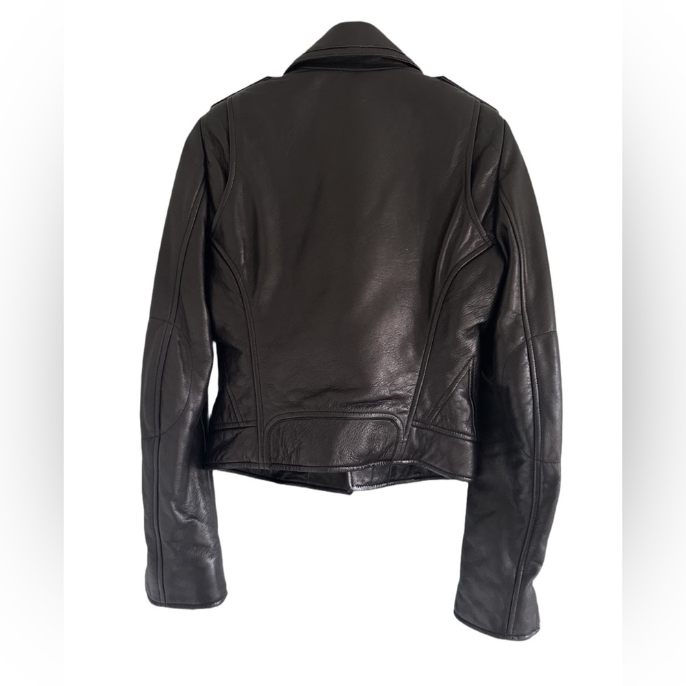 Balenciaga Black Leather Jacket - Picture 5 of 8